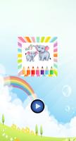 Kids Animals and Birds Coloring and Drawing Book 海报