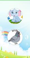 Kids Animals and Birds Coloring and Drawing Book 截图 1