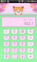 Calculator Kitty FREE capture d'écran 3