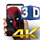 wallpaper deadpool 3D icône