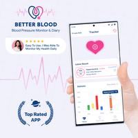 Blood Pressure Monitor & Diary 포스터