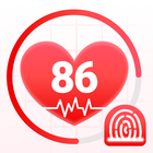 Heart Rate Monitor & BP Report أيقونة