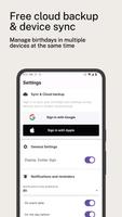 برنامه‌نما Birthday Reminder Widget عکس از صفحه