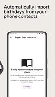 برنامه‌نما Birthday Reminder Widget عکس از صفحه
