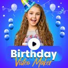 Birthday Video Maker icône