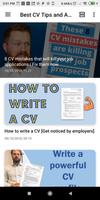 CV Creator |Tips and Advice โปสเตอร์