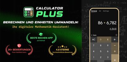 Taschenrechner & Rechner Plus Plakat