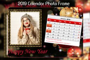 Calendar Photo Frame 2019 Affiche