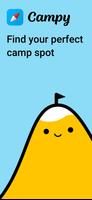 Campy. Camp sites & Camping EU الملصق