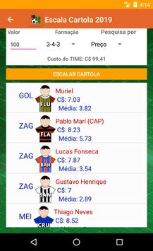 Escala Cartola 截图 2