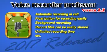 Voice recorder professor