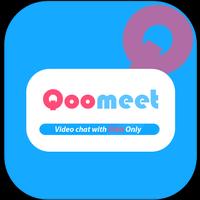 QooMeet: Video Chat with Girls الملصق