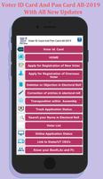 برنامه‌نما Voter ID Card And Pan Card All-2019 عکس از صفحه