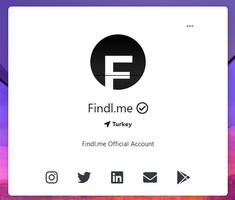 Findl.me - Digital Business Card পোস্টার