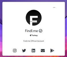 Findl.me - Dijital Kartvizit 海报