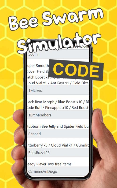 ALL *CODES* FOR BEE SWARM SIMULATOR!!! 