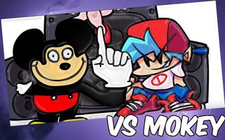 FNF VS Mokey & Grooby Mod Affiche