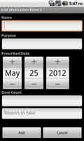 Pet Medical Tracker 2012 screenshot 2