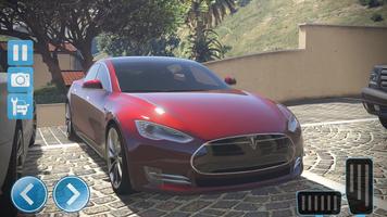 Model S Plaid: Simulator Car Affiche