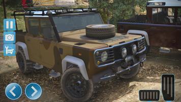 Rover Defender Car Simulator Affiche