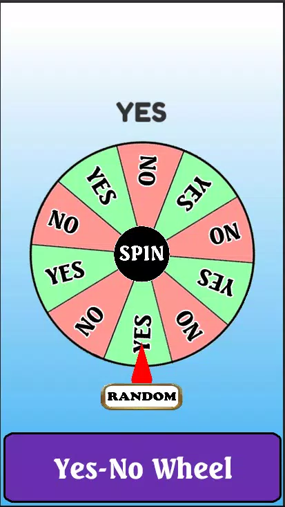 Yes or No spin wheel • Random Spin Wheel