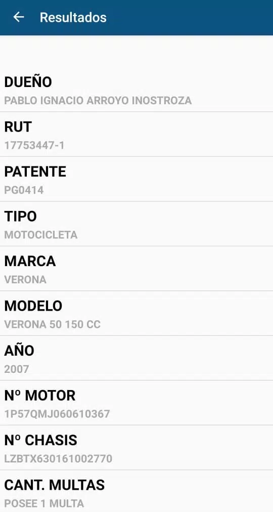 Buscar Patentes Chile for Android - APK Download
