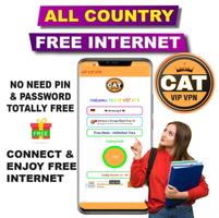 CAT VIP VPN الملصق