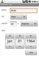 برنامه‌نما Diabetes Log عکس از صفحه