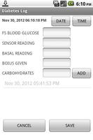 Diabetes Log screenshot 2