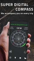 Super Digital Compass for Android 2019 포스터