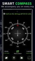 Digital Compass for Android: GPS map 2020 Affiche