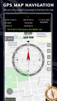 Digital Compass for Android: GPS map 2020 capture d'écran 1
