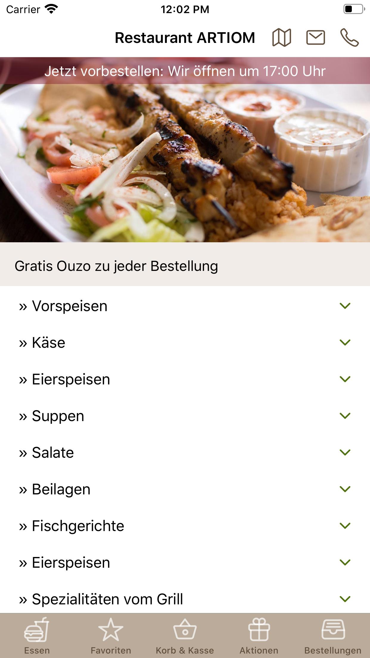 ARTIOM griechisches Restaurant in Bad Salzuflen APK for Android Download