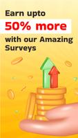 Paid Surveys for Cash, Dollars Affiche