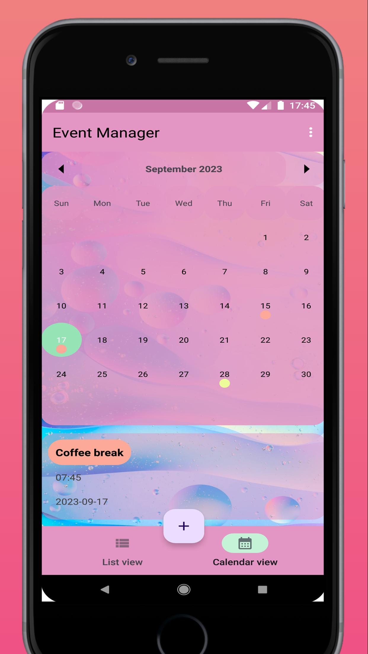 Event Manager APK for Android Download