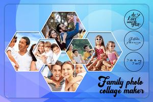 My Family Photo Collage Maker Affiche
