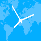 World Clock: Maps Time Zones icône