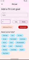 Fit List Screenshot 2