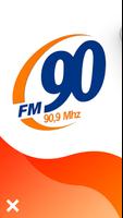 Radio FM 90,9 MHz الملصق