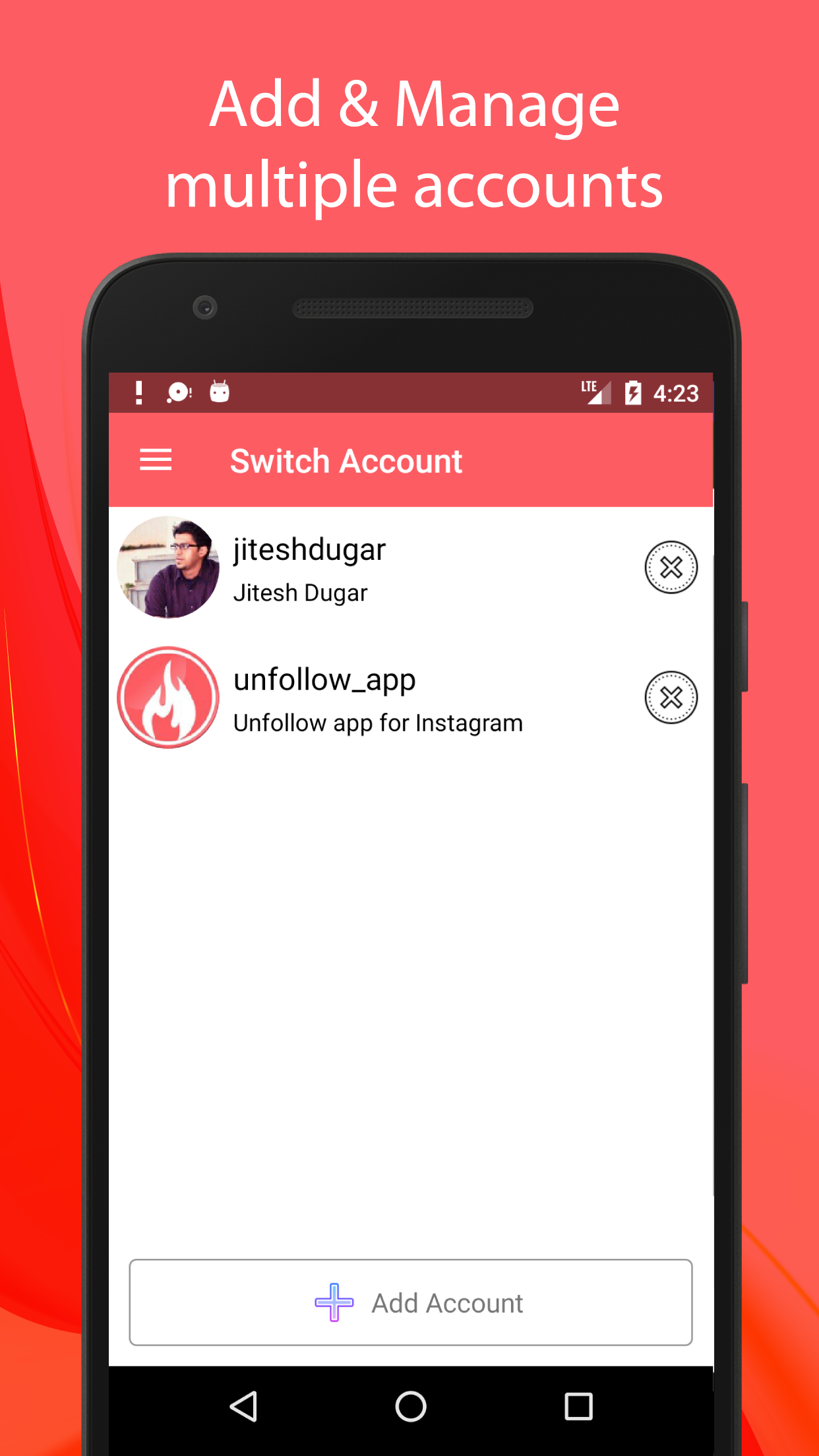 Unfollow for Instagram Non followers & Fans APK 1.0