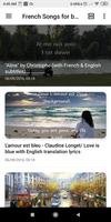 Learn french with music Affiche