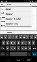 Dictionary English English poster