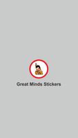 ✔️ WAStickerApps - Great Minds WhatsApp Stickers Affiche