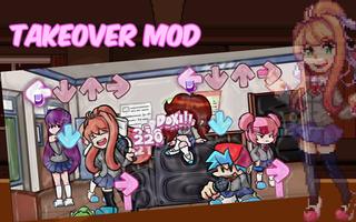 FNF Doki Doki Takeover Mod Affiche