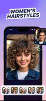 Changer coiffure & cheveux Affiche