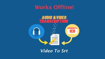 Audio Video To Text Converter Affiche