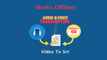 Audio Video To Text Converter โปสเตอร์