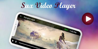 Sax Video Player : All format Video Player Plakat