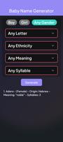 Baby Whisper - Name Generator تصوير الشاشة 2