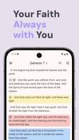 Bible Offline-KJV Holy Bible الملصق